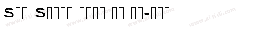 San Serif font or eq字体转换